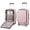 Pink-Grey, variant on LOVEVOOK Carry On Luggage 22x14x9 Airline Approved, Expandable Hard Shell Suitcase with Spinner Wheels, USB Charging Port & Front Pocket, PC Hardside Rolling Luggage with TSA Lock for Travel