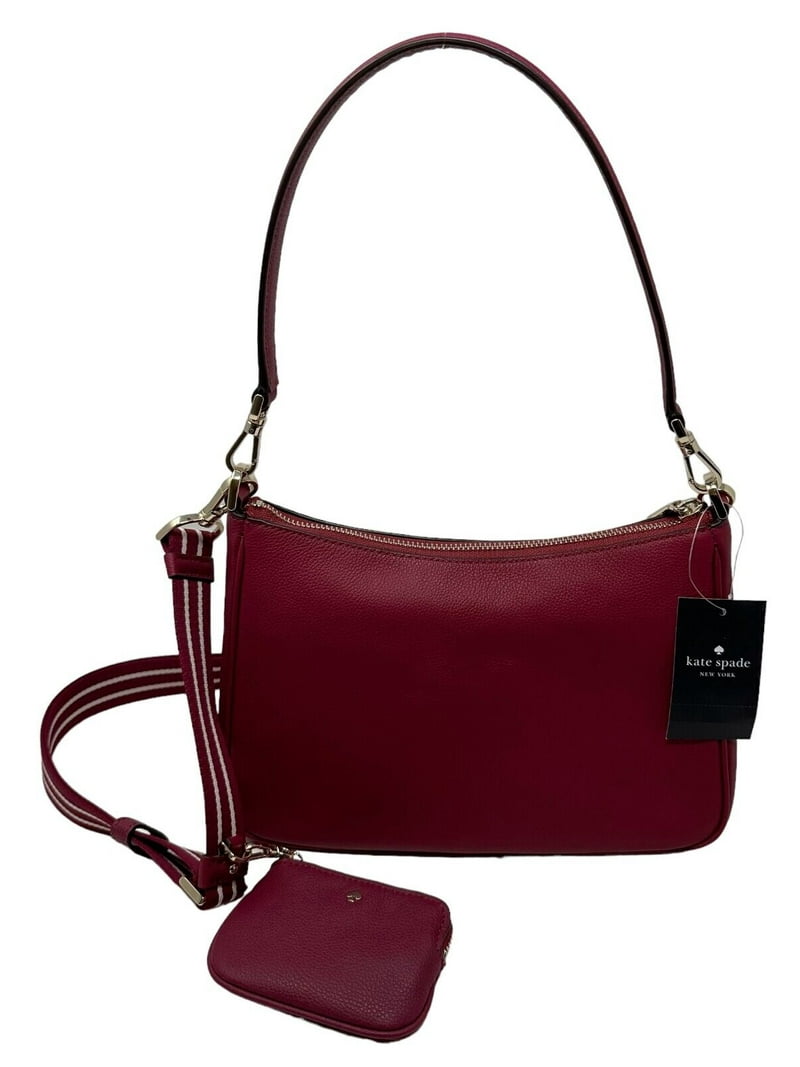 Kate Spade Rosie Shoulder Bag Pebbled Leather Detachable Coin
