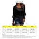 thumbnail image 5 of Jersey de punto para mujer, jersey para mujer, Top de canalé para mujer, Top de manga larga de punto acanalado, suéter con cuello en U para mujer, durabilidad probada en el tiempo, 5 of 6