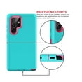 thumbnail image 6 of 6.8" Galaxy S22 Ultra 5G Cases, Njjex Heavy Duty Shockproof Protective Case for Galaxy S22 Ultra (6.8 Inch) with Tempered Glass Screen Protector - Turquoise, 6 of 7
