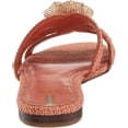 thumbnail image 3 of Sam Edelman Bay Stucco Pink Slide Open-Toe Slip-On Leather Fashion Flat Sandals (Stucco Pink, 9.5), 3 of 6