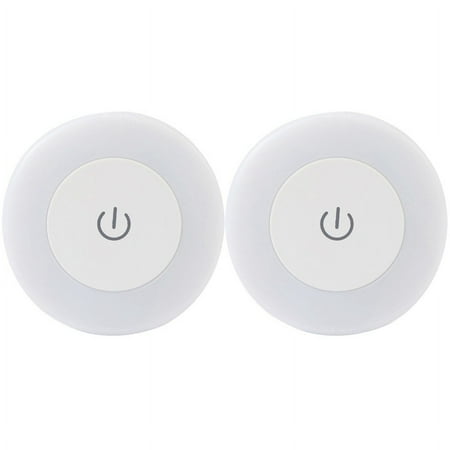 

2X LED Touch Sensor Night Lights 3 Modes Magnetic Base Wall Light USB Rechargeable Round Dimming Soft Light Warm