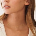 thumbnail image 1 of mtvxesu Necklaces Pendants Collier Pendentif Trois Étoiles Chaîne Clavicule Rétro Collier en Alliage, 1 of 9