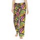thumbnail image 1 of Balery Colrful Tropical Leaves Pantalones de pijama para mujer, pijamas ultraligeros, pantalones de estar por casa-3X-Large, 1 of 6