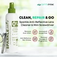 thumbnail image 2 of Sparkle Anti-Reflective Eco-Friendly Lens Cleaner & Repair Kit – (2) 4oz Glasses Cleaner Spray, (2) Microfiber Cloths & Keychain Screwdriver for Eyeglasses, Sunglasses, Lenses & Screens (5 Piece Set), 2 of 8