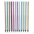 thumbnail image 1 of Lápices metálicos de 12 colores, juego de lápices de colores de madera negra NO tóxica para libros para colorear Jadeshay  A, 1 of 8