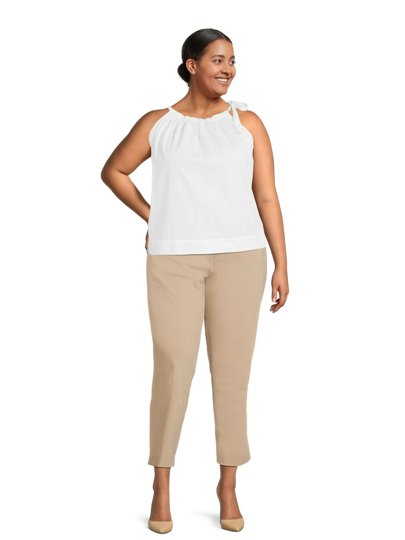 My Size women's Plus Millennium Slim Pants - Slim-Leg Design