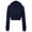Dark Blue, variant on Timegard Zip up Sweatshirts for Women Cropped Long Sleeve Hoodies Fitting Casual Comfy Jackets Fashion