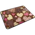 thumbnail image 2 of GZHJMY Valentine's Day Love Heart Floor Mat, Non-Slip Washable Entrance Front Door Rug for Home Indoor Kitchen Bathroom Bedroom, 23.6"x15.7", 2 of 7