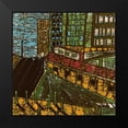 thumbnail image 2 of Davis, Andrea 12x12 Black Modern Framed Museum Art Print Titled - City One, 2 of 5