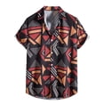 thumbnail image 1 of Camisas de Manga Larga para Hombres Color Formal de Impresión Cuello de Vuelta, Blusa Casual para Al Aire Libre, Diario Y Otoño de Primavera, 1 of 8