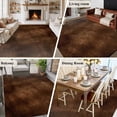 thumbnail image 5 of Large Area Rugs for Living Room Bedroom, Retro Wooden Board 5'x8' Rug Washable Carpet Runner Indoor Outdoor, Western Country Farmhouse Brown Wood Non Slip Floor Mats Rug for Kitchen, Bathroom, 5 of 8