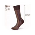 thumbnail image 3 of Deago 5 Pairs Men's Ultra Thin Dress Socks Summer Silk Sheer Casual Business Socks Nylon Sock Mid-Calf, 3 of 9