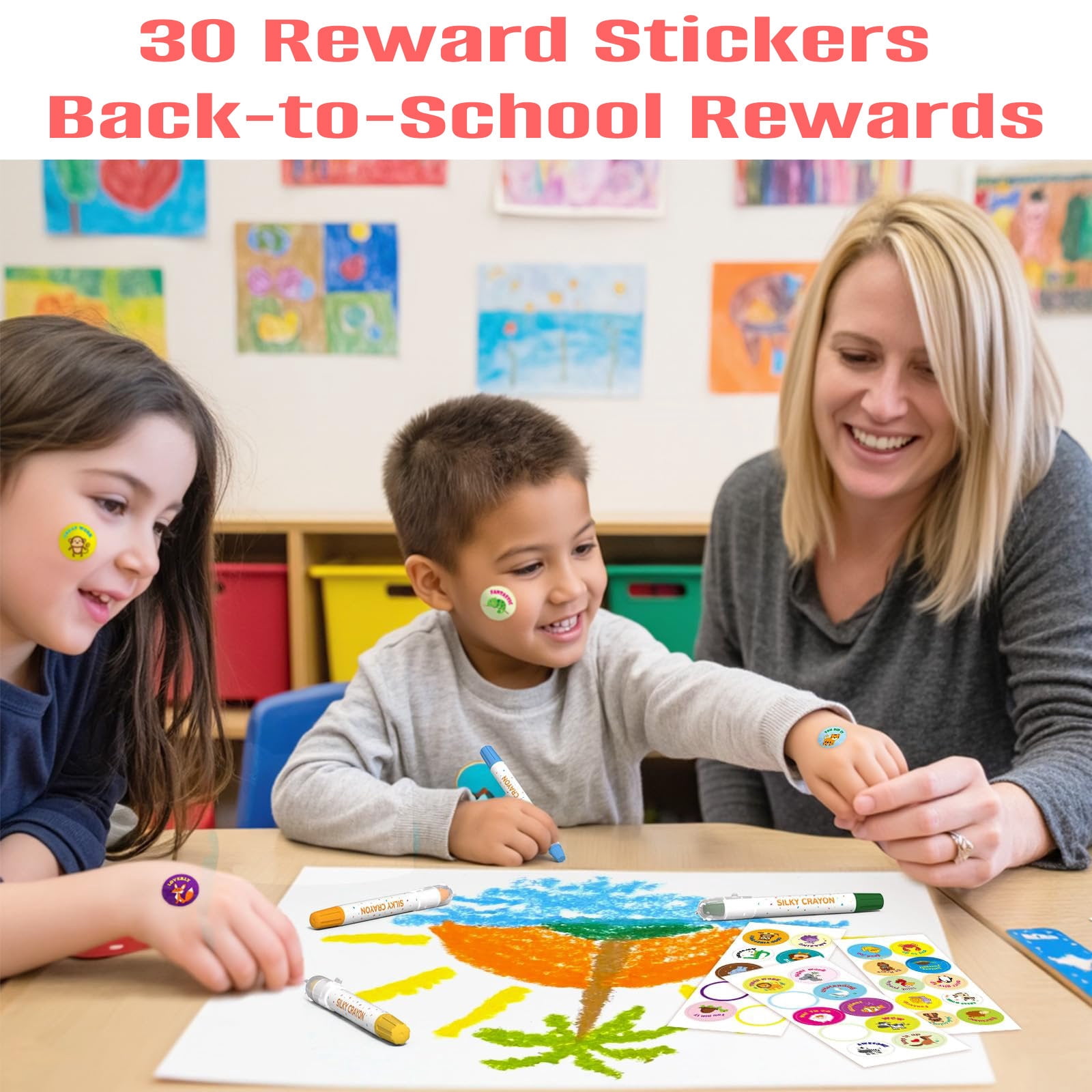 12pcs Silky Crayons Mess-Free Washable Twistable Crayons for Toddlers Speed Drying Oil Painting Sticks Barrel Colorful Pens
