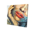 thumbnail image 1 of Irresistible lips closeup - 36"x36" canvas - Print on demand, 1 of 5