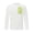 White, variant on Nmnitkp Men's Quick Dry Long Sleeve Athletic Shirt Plus Size Crew Neck with Zipper Pocket Breathable Lightweight Workout Top for Running Gym Training Casual Daily Wear Green,S