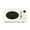 Ivory, variant on Nostalgia 1.1 cu ft Retro Microwave Oven, 1000W Countertop Microwave Oven with 8 Auto Cook Programs, Black