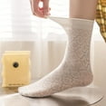 thumbnail image 6 of Wuxian Socks For Women Spring Summer Lace Mesh Crew Socks Rolled Hem Slouch Socks Thin Soft Comfy Casual Breathable Socks,Army Green,One Size, 6 of 9
