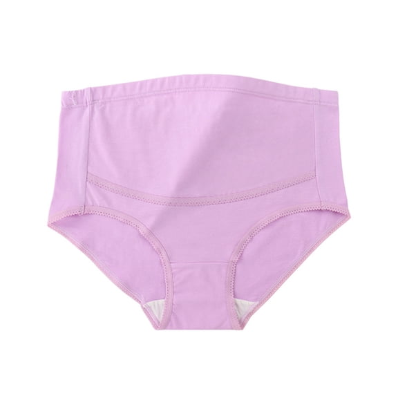 XuJwPNcy Women's Cotton Underwear No Show High Waisted Panties with Seamless Full Coverage Ladies Briefs