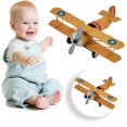 thumbnail image 2 of XUYAN Vintage Airplane Model: Airplane Model Ornament Metal Biplane Plane Home Decor Desktop Decoration for Boys & Girls Birthday Gift, Children's Day Gifts, 2 of 6