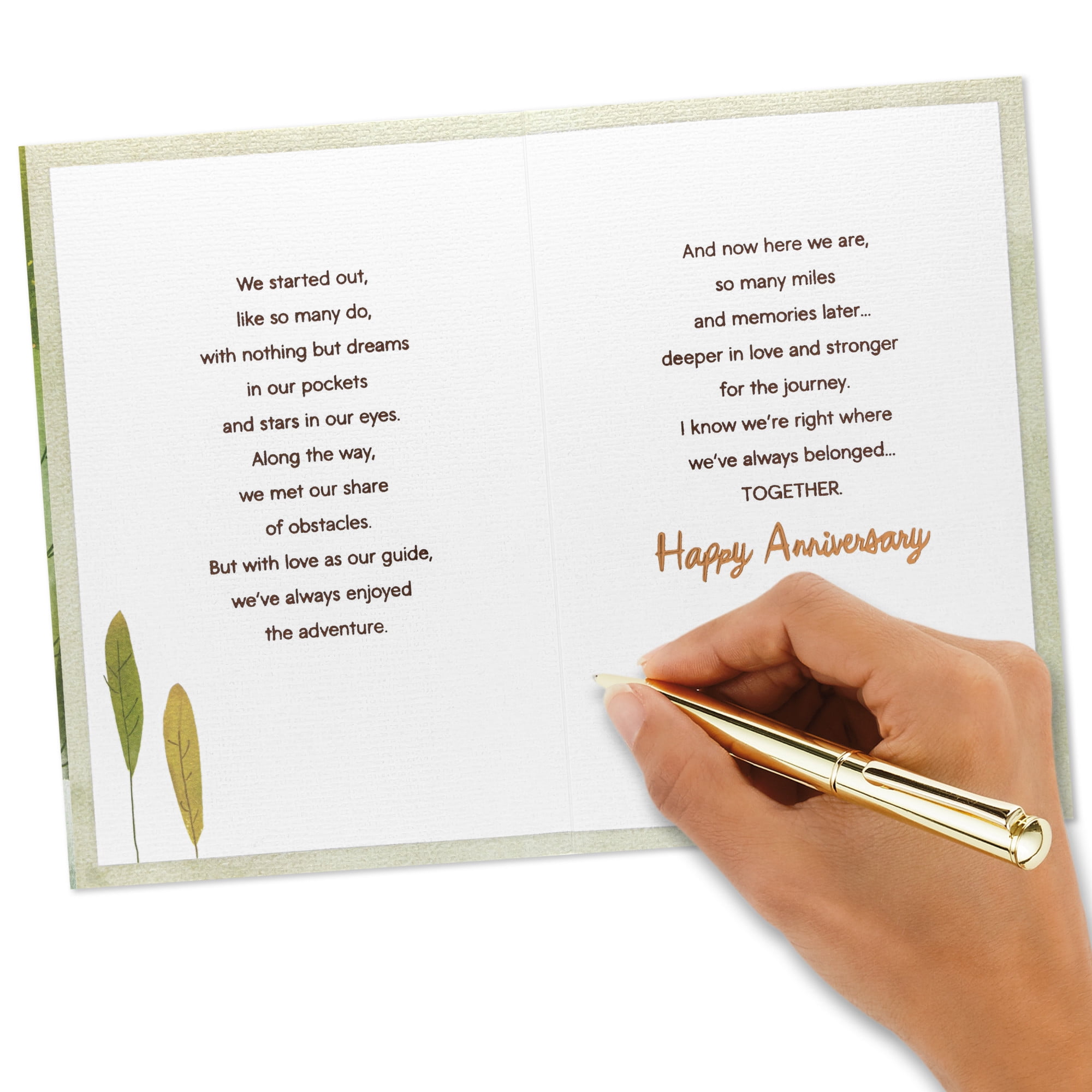 Hallmark Anniversary Card for Husband (Where We've Always Belonged)