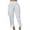White, variant on LLYwey Linen Pants For Women Women's Tight Solid Color Fringed Bandage Trousers Sweatpants Female Long Pant Style H2188 Green-1 XL
