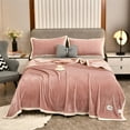 thumbnail image 6 of QTOCIO Soft Fuzzy Warm Fuzzy Blankets Couch Fleece Blankets Bed Cozy Machine Washable Thick Comfy, Pink, 120x200cm/47.24x78.74in, 6 of 6