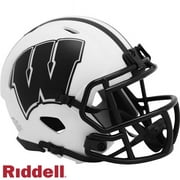 Riddell  Wisconsin Badgers Riddell Replica Mini Speed Style Lunar Eclipse Helmet - Alternate