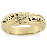 Personalized Diamond Eternal Men's Band