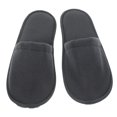 thumbnail image 4 of CRILSTYLEO 6 Pairs House Slippers for Guests Dark Grey Cloth Breathable and Disposable, 4 of 8