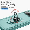 thumbnail image 3 of for Google Pixel 9 / 9 Pro Armor Case with Camera Lens Slide Protection [Military Grade Drop Tested] for Magnetic Car Mount Ring Holder Kickstand Protective Heavy Duty Phone Case,Green, 3 of 10