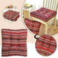 thumbnail image 3 of Chair Pads Thick Outdoor Cushions for Chairs Bohemian Outdoor Patio Chair Pads Square Floor Pillow Seat Pads Meditation Yoga Seating Cushion for Home Kitchen，office，Garden Patio 20x20In, 3 of 6