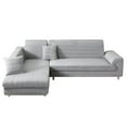 thumbnail image 4 of 2024 Sofa Covers for L Shape  2 Pieces Polyester Fabric Stretch Slipcovers 3 Seater (70”-90”) + 3 Seater (70”-90”) + 2 Pieces Pillow Covers for Sectional Sofa L-shape Couch, 4 of 11