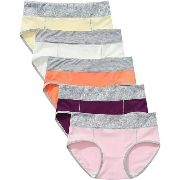 Nvzi Women’s Seamless Underwears Panties Sexy Lace Hipster Bikini Thong Briefs Panty Underwear for Women, 5PCS,L