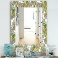 thumbnail image 2 of DESIGN ART Designart 'Tropical Mood Foliage 15' Bohemian and Eclectic Mirror - Modern Printed Wall Mirror 27.6 in. wide x 39.4 in. high, 2 of 5
