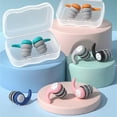 thumbnail image 2 of 1Pair Sleeping Ear Plug Noise Reduction Tapones Oido Ruido Soft Silicone Earplug, 2 of 5