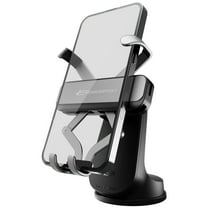 Bracketron AutoGrip Dash & Window Phone Mount with One-Handed Operation, Universal Cell Phone Holder for Windshield & Dashboard, TemperBond Suction, Fits Phones up to 3.75” Wide