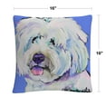 thumbnail image 2 of Champ' Animals Pets Painting Bold By Pat Saunders-White 16 X 16 Decorative Throw Pillow, 2 of 4