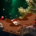 thumbnail image 5 of Tyidzon 2Pcs Christmas Sleigh Ornaments Mini Sled Toys Model Decorations Plastic Sleigh Adornment for Christmas Xmas Party Sleigh Desktop Ornaments, 2X2.5X5 Inch, 5 of 6