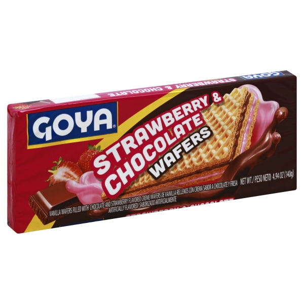 Goya Strawberry Chocolate Wafers Duplex 4.9 Oz