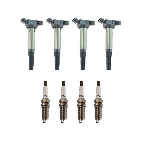 Ignition Coil and Spark Plug Kit 8 Piece - Compatible with 2010 - 2017 Toyota Camry 2.5L 4-Cylinder 2011 2012 2013 2014 2015 2016