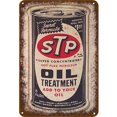 thumbnail image 1 of Placa Metal Vintage STP Gasolina Pintura Hierro Rectangular Arte La Pared 20x30cm, 1 of 9