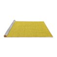 thumbnail image 2 of Ahgly Company Machine Washable Indoor Rectangle Abstract Yellow Contemporary Area Rugs, 6' x 9', 2 of 4