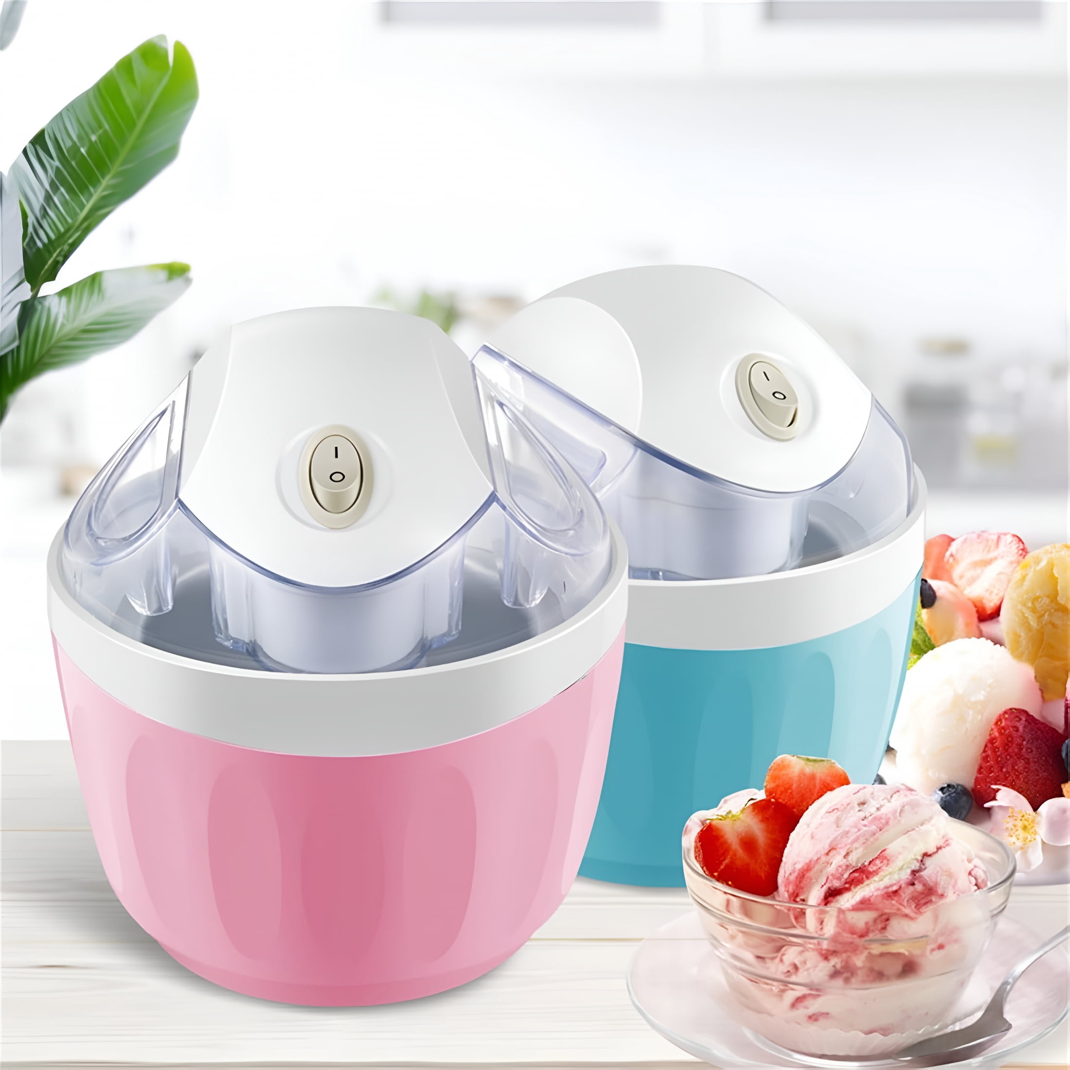 CURYMAY Mini Ice Cream Maker for Home,Ice Cream Maker Freezing Mug,Frozen Yogurt,Personal Compact Ice Cream Maker for Family,Party,Dorms