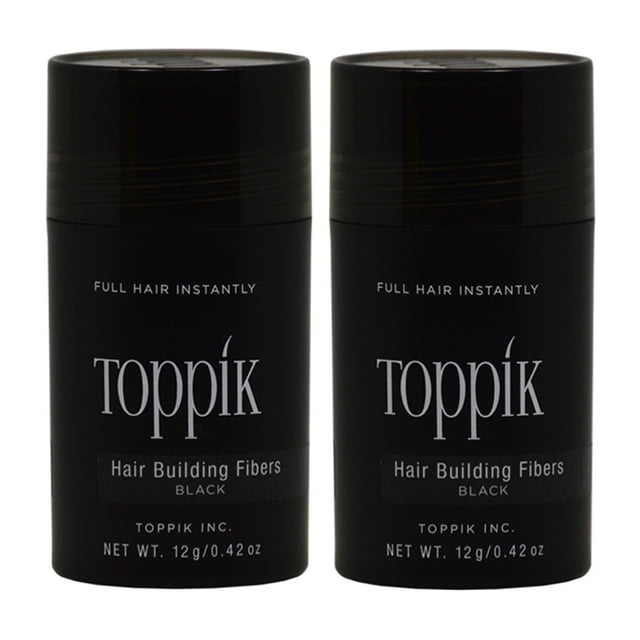 Lot de 2 - Fibres Constructrices pour Cheveux Toppik Noir 0,42 Oz