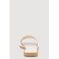 thumbnail image 3 of Women's Metallic Rhinestone Pendant Single Band Open Toe Sandals, 3 of 3