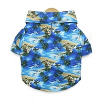 Pet Summer Printed Shirt, Dog Thin Short Sleeves Dog Shirt Clothes Summer Vest Costume Beach Pattern, XS/S/M/L/XL
