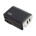 thumbnail image 3 of C2G 2-Port USB Wall Charger - AC Power Adapter - Power adapter - 4.8 A - 2 output connectors (USB) - black, 3 of 5