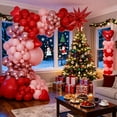 thumbnail image 3 of Pink Red Rose Gold Balloon Arch Kit Garland, Pink Christmas balloon arch for 2026 New Year's Eve Women Birthday Party Valentines Baby Shower Bridal Shower Wedding Party Decorations, 3 of 8