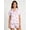 Pink, variant on Womens Beige Dachshund Print Short Sleeve Pajama Set Soft Lounge Wear Two Piece Sleepwear,Size 2XL